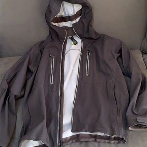 Black Burton soft shell jacket